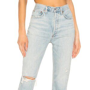 AGOLDE Riley High Rise Straight Crop